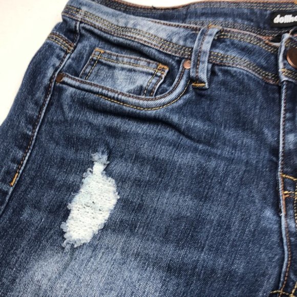 VINTAGE DOLLHOUSE DISTRESSED CHARLEY SKINNY 7/27x30 😎 - Picture 3 of 14